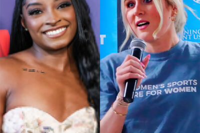 “”Supporting men in women’s sports isn’t brave. It’s betrayal.” – Riley Gaines and Simone Biles Clash in Heated Trans Athlete Showdown