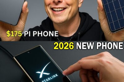 BREAKING: Apple in Trouble? Elon Musk Reveals 2026 Tesla Starlink Pi Phone with a Shocking Price Under $175