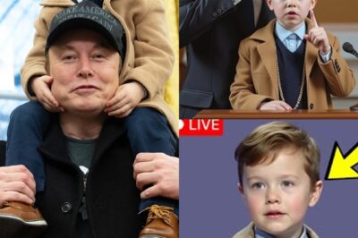 Elon Musk’s 5-year-old just took the mic—and basically roasted humanity. 😳