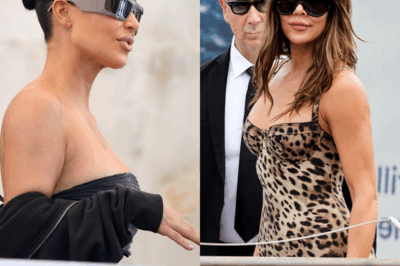 Kim Kardashian Shows Off Toned Abs in Bandeau Top While Khloe Stuns in Leopard Catsuit as Kardashian Family Arrives in Venice for Jeff Bezos and Lauren Sanchez’s $20M Wedding