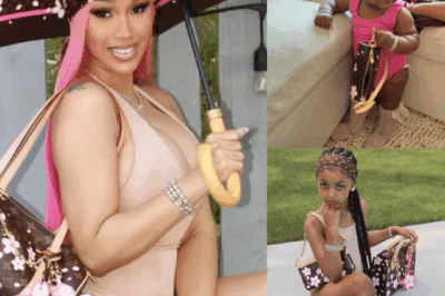 Cardi B enjoys a moment with her lovely kids, Blossom, Wave, and Kulture.
