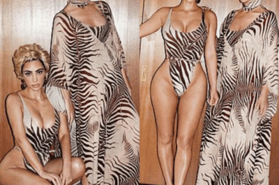 Kim Kardashian Flaunts Sculpted Abs Alongside Youthful Kris Jenner in New SKIMS Campaign