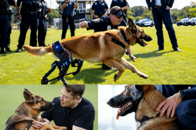 Elon Musk’s Hidden Gift Launches Worldwide Campaign for Injured Police Dogs, Bringing Officers to Tears