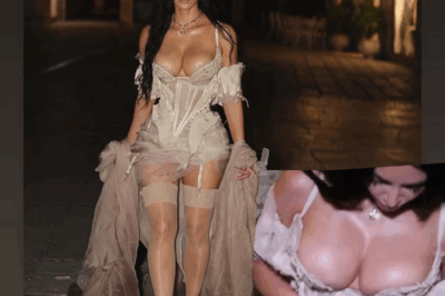 Kim Kardashian’s Busty Lingerie Look Almost Results in Major Wardrobe Malfunction