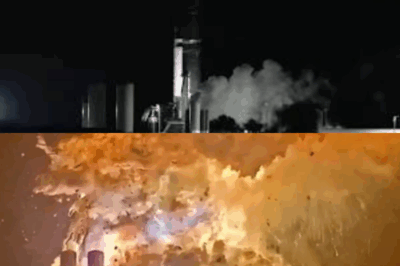 SpaceX Rocket’s Fiery Explosion Prompts Three-Word Response from Elon Musk