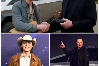 UNBELIEVABLE SURPRISE! Elon Musk gifts a brand-new Tesla Cybertruck to American Idol runner-up John Foster after his stunning performance.