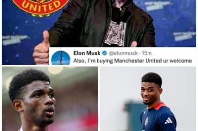 In a surprising and headline-grabbing move, tech billionaire and X  CEO Elon Musk has once again stirred up the internet — this time by expressing his admiration for Manchester United and offering one of the club’s young stars, Amad Diallo, a brand-new Tesla Model S, BUT on one condition…