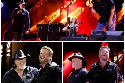 CMA FEST HIGHLIGHT! Blake Shelton brings out Trace Adkins for a wild performance of “Honky Tonk Badonkadonk”! Relive the excitement and watch the video now!