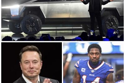 15 MINUTES AGO: Elon Musk offered NFL legend Stefon Diggs $77 million to promote his Tesla Cybertruck, but the iconic champion’s response stunned the sports world — Stefon Diggs’ reasoning left Elon Musk speechless and stunned the world’s media.