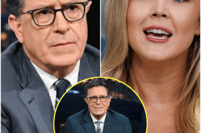 Late Show host Stephen Colbert faced a bitter outcome when he attempted to humiliate Karoline Leavitt with “direct punches.” However, with her brilliance and intelligence, Karoline Leavitt successfully countered all the attacks aimed at her. In the end, Colbert was left embarrassed and silent in the face of Leavitt’s resolute responses. The entire audience stood up to applaud her—a true warrior!