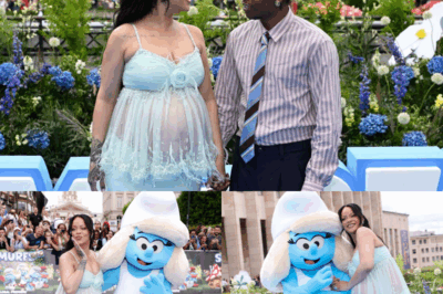 Pregnant Rihanna Turns Heads in Daring Sheer Chanel at Smurfs Premiere With A$AP Rocky