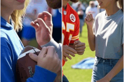 TAYLOR SWIFT’S CHEEKY WAGER: Bets Travis Kelce She Can Throw a Better Spiral! Taylor Swift challenged Travis Kelce to a football-throwing contest at a charity event, hinting she’s got skills. Did she outshine the NFL star? See the playful showdown!