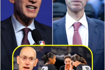 Adam Silver just went OFF on WNBA refs after leaked audio exposed what fans have been screaming about for months — blatant bias. The tape doesn’t lie, and neither did Silver when he snapped: “If this is what y’all call fair, maybe the whole damn ref crew needs replacing.” Now the league’s on fire, fans are furious, and trust? Gone. This isn’t just controversy — it’s a full-on credibility crisis.