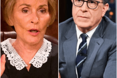 JUDGE JUDY SHOCKS HOLLYWOOD: Stands by CBS for FIRING Stephen Colbert — “When a Show Loses Money, It Gets Canceled. PERIOD.”…