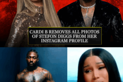 Cardi B Reveals Shocking News: Fans Are Worried About Breakup Rumors Between Cardi B and New Lover Stefon Diggs. After deleting Stefon Diggs’s photo from Instagram, Cardi B’s shocking reaction has fans buzzing. What’s really going on between them?