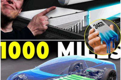 Revolutionary Breakthrough: Elon Musk announces a 1000-mile battery that charges in just 4 minutes, made in the USA. What could be crazier than that?