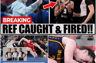 WNBA SHOCKWAVE! 3 Referees Fired Over Game Fixing Scandal Linked to Caitlin Clark’s Injury