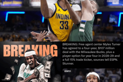 Bucking the Trend: Myles Turner’s $107 million deal with the Milwaukee Bucks has sent shockwaves through the NBA.