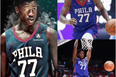 VJ EDGECOMBE IS A FORCE TO BE RECKONED WITH! 28 points, 10 rebounds, 4 assists, and 2 blocks in his NBA Summer League debut. The 76ers are excited about their new pick!