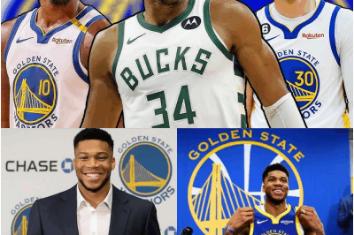 NBA SHOCKER! Giannis Antetokounmpo joins the Golden State Warriors in a blockbuster deal that’s sending shockwaves through the league. Is this the end of fair competition as we know it?