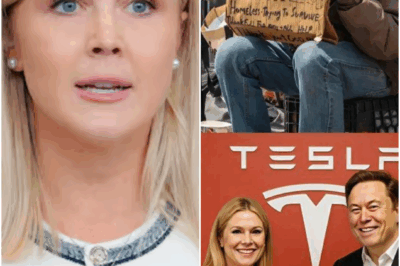 “🚨 KAROLINE LEAVITT & ELON MUSK DROP $112M SHOCK — Tesla Stock GIFT To Homeless Sends Media Into FRENZY”…..