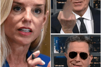 🚨 “THIS SEGMENT WAS NEVER SUPPOSED TO AIR” — Pam Bondi DESTROYS Colbert live with brutal comeback….