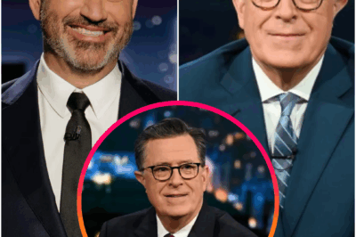🚨 LATE-NIGHT SHOCKWAVE: JIMMY KIMMEL DEFENDS STEPHEN COLBERT AS RUMORS OF HIS TALK SHOW’S CANCELLATION EXPLODE ACROSS HOLLYWOOD! 🤯