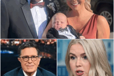 🚨 LIVE TV SHOCKWAVE: STEPHEN COLBERT MOCKS KAROLINE LEAVITT WITH “MARRIED HER HISTORY TEACHER” JAB….