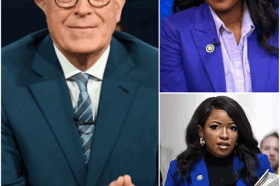 🔥 LATE-NIGHT EARTHQUAKE — “CBS SAID HE WAS FINISHED, NOW HE’S SENDING THEM FUNERAL FLOWERS!” STEPHEN COLBERT RETURNS WITH NEW SHOW & VIRAL FIREBRAND JASMINE CROCKETT, TURNING HIS COMEBACK INTO A FULL-BLOWN REVENGE TOUR…