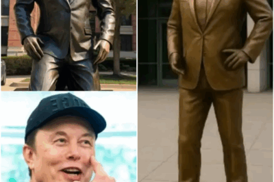 🚨TESLA TRIBUTE SHOCKER: 12,000-Pound Bronze Statue of Elon Musk UNVEILED at Tesla HQ…..