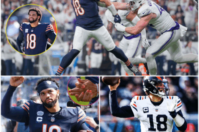 Caleb Williams: Building a Legacy with the Chicago Bears” Discover how the rookie quarterback is making his mark on the team and the NFL, with impressive performances and record-breaking stats.