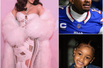 Cardi B and her children send a touching message to Stefon Diggs after his devastating loss, showing him love and support.
