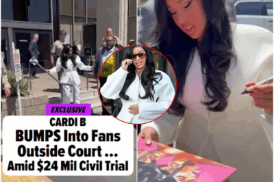 COURTROOM DRAMA: Cardi B Takes a Break from Her $24 Million Lawsuit to Meet Adoring Fans Outside Court. You Won’t Believe How She Stole the Show!