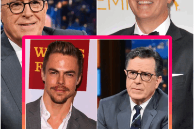“10 MINUTES AGO, STEPHEN COLBERT SAVAGED DEREK HOUGH LIVE ON AIR — TURNING THE STUDIO INTO CHAOS BEFORE DROPPING A JOKE SO SHOCKING IT RATTLED VIEWERS WORLDWIDE. BUT HOUGH FIRED BACK WITH EIGHT WORDS THAT LEFT COLBERT STUNNED.”