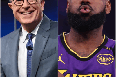 🔥LATE-NIGHT SHOCKER: Stephen Colbert TORCHES LeBron James Live On Air — The Studio ERUPTS As The Lakers Star FIRES BACK With Just 8 Words That Left Colbert Shaken
