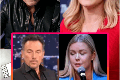 LIVE TV SHOWDOWN: “She dared to challenge him” — and in just 12 words, Bruce Springsteen turned the stage into a battlefield that left Karoline Leavitt shattered…..