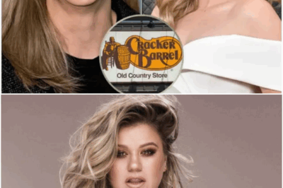 🔥 CORPORATE BACKLASH: Kelly Clarkson just slammed Cracker Barrel’s CEO as “idiotic” for stripping the brand’s iconic logo — and the fallout is massive