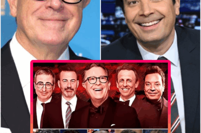“AFTER CBS ABRUPTLY ‘KILLED’ STEPHEN COLBERT’S LATE-NIGHT REIGN, JIMMY FALLON, SETH MEYERS & JOHN OLIVER JUST STORMED BACK ONTO THE LATE SHOW — IGNITING AN UPRISING AND DECLARING TO NETWORK EXECUTIVES: ‘WE WILL NOT BE SILENCED.’”