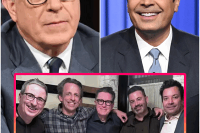 🚨 “LIKE FIVE COMETS COLLIDING TO FORM A NEW GALAXY” — THE TITANS OF LATE-NIGHT HAVE UNITED IN A SECRET ALLIANCE THAT COULD SHAKE TELEVISION TO ITS CORE…