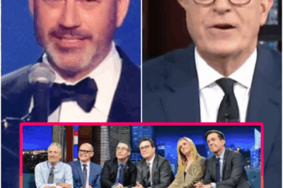 🔥 “WHAT STARTED AS A CONTROVERSY HAS NOW BECOME A REVOLUTION — IN A MOVE NOBODY BELIEVED POSSIBLE, JIMMY KIMMEL AND STEPHEN COLBERT HAVE JOINED FORCES, NOT TO ENTERTAIN, BUT TO DECLARE WAR ON NETWORK CENSORSHIP — AND THEIR NEXT MOVE COULD RIP THE MEDIA LANDSCAPE IN HALF”