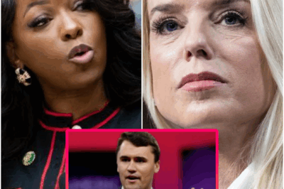 🔥 OUTRAGE ERUPTS: Jasmine Crockett mocked Pam Bondi for honoring Charlie Kirk, sneering that “he does not deserve to be praised.”