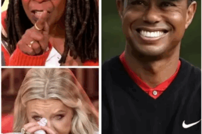 “‘SIT DOWN, BARBIE.’ — WHOOPI GOLDBERG’S LIVE ATTACK ON ERIKA KIRK STUNNED VIEWERS… BUT JUST MINUTES LATER TIGER WOODS STOOD UP, DEFENDED HER, AND DROPPED A HARSH TRUTH THAT LEFT THE STUDIO IN TOTAL SILENCE.”