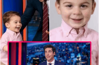 LIVE TV BOMBSHELL: Jesse Watters was left frozen mid-broadcast when a boy — no older than four, rumored to be his youngest son — suddenly walked on stage carrying a mysterious box.
