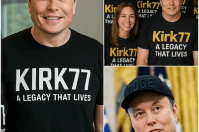 Elon Musk sparks controversy with a bold tribute to Charlie Kirk, distributing custom shirts to Tesla and SpaceX employees. The shirts feature the phrase “Kirk77: A Legacy That Lives,” symbolizing perseverance and spiritual completeness. What do you think about this powerful gesture?
