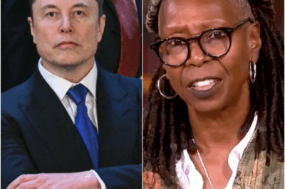 “I will not be silenced.” — Elon Musk’s voice cuts through the storm like thunder, echoing powerfully, then diverges into Whoopi Goldberg’s shocking explosive moment.