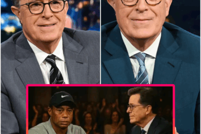 🔥BREAKING SHOCKWAVE: TIGER WOODS STUNS STEPHEN COLBERT LIVE ON AIR — AUDIENCE LEFT IN TOTAL SILENCE