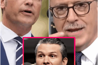 🔥ON-AIR RETALIATION: “WHEN YOU CAN’T BE RIGHT — YOU GET LOUD.” — PETE HEGSETH STRIKES BACK AFTER STEPHEN COLBERT’S VIRAL ATTACK, TURNING THE TABLES IN EPIC FASHION 😱🔥