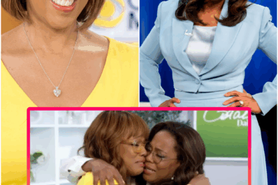 “HEY, BEST FRIEND…” — The Moment Oprah Appeared on Live TV That Left Gayle King Speechless and Millions in Tears  It started like any other morning — coffee, laughter, cue cards — until the screens behind Gayle King suddenly lit up… and Oprah’s smiling face filled the studio.