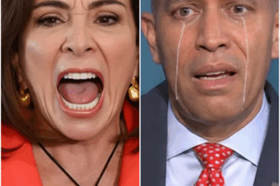 SHOCKWAVE ON LIVE TV: Jeanine Pirro erupted in fury, blasting Hakeem Jeffries as a “D.e.m.o.c.r.a.t puppet” while defending a government shutdown as the only answer to the chaos