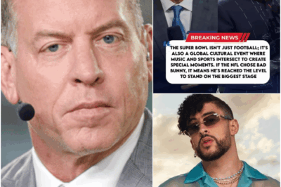 Enough Is Enough!’ Troy Aikman Breaks Silence as NFL Community Turns on Bad Bunny — The Cowboys Icon’s Powerful Statement About the Super Bowl Halftime Decision Leaves Millions Divided